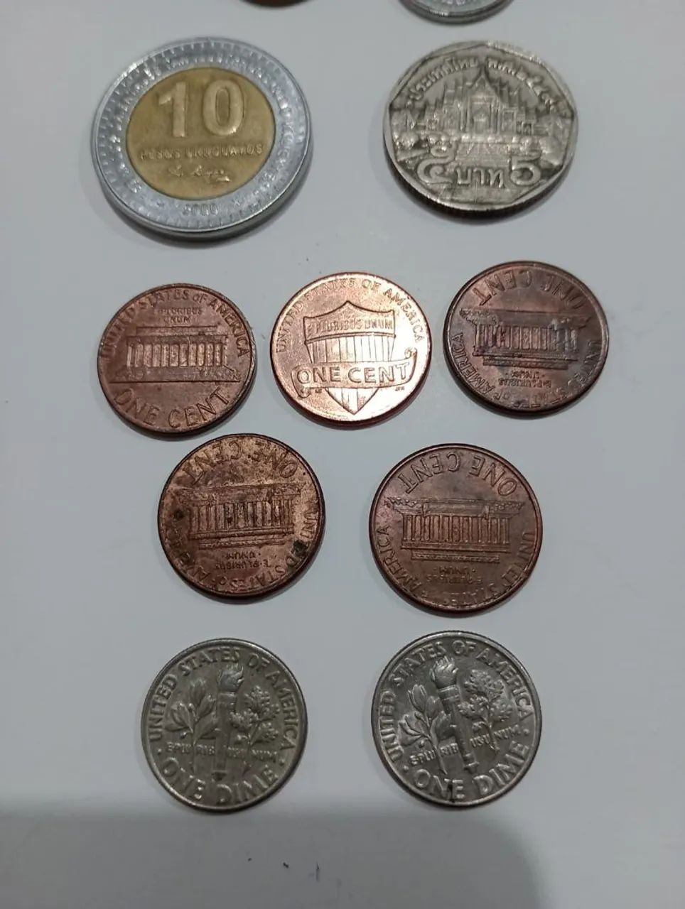 Lote de 11 moedas antigas  - Foto 3