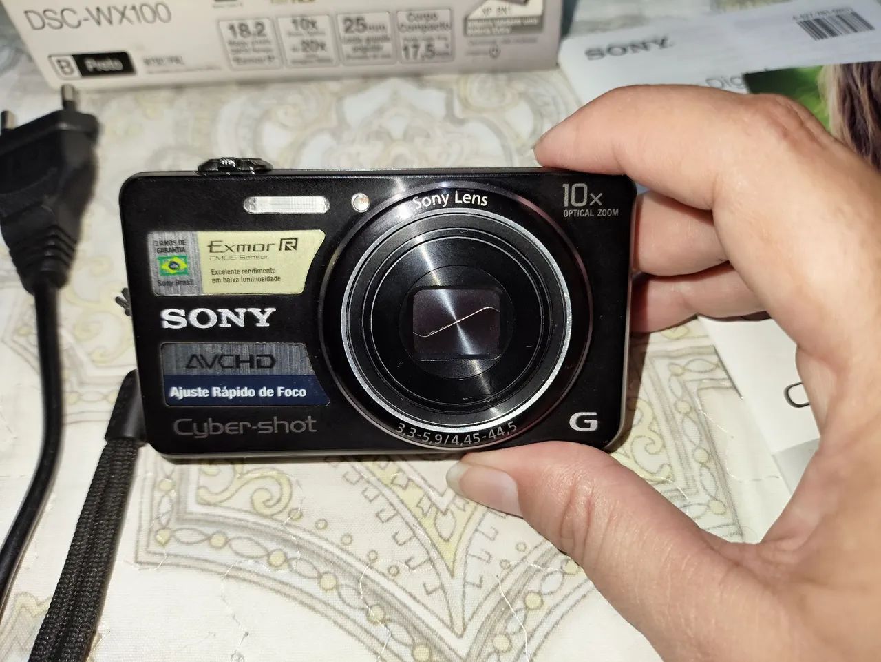 Câmera Digital Sony Cyber-shot dsc wx100 18.2 megapixel - Foto 3