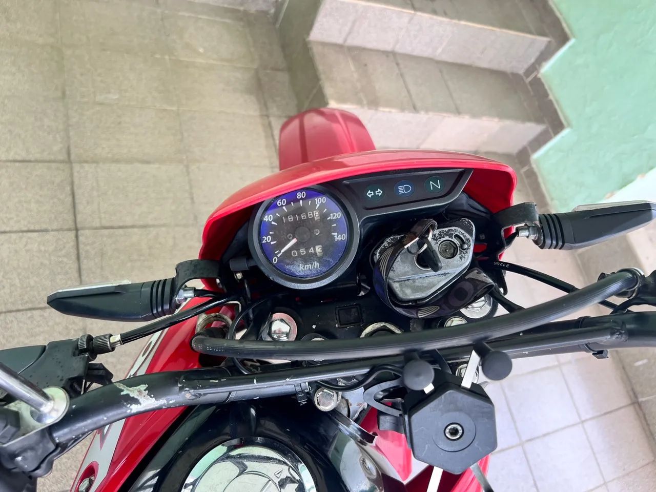 Honda Bros 150cc - Trail - Vermelha - Foto 9