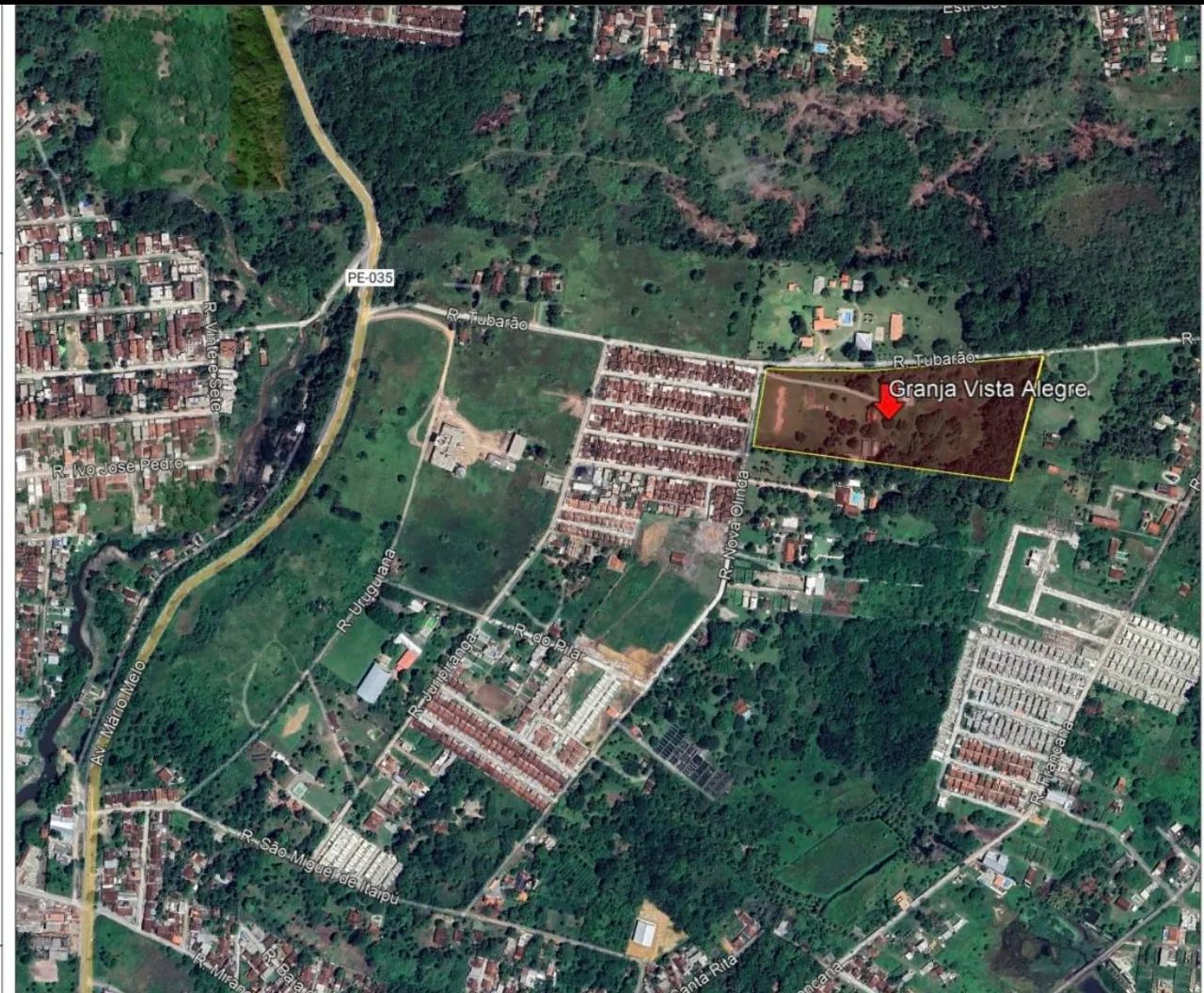 Terreno com 46.200m2 com vista privilegiada em igarassu