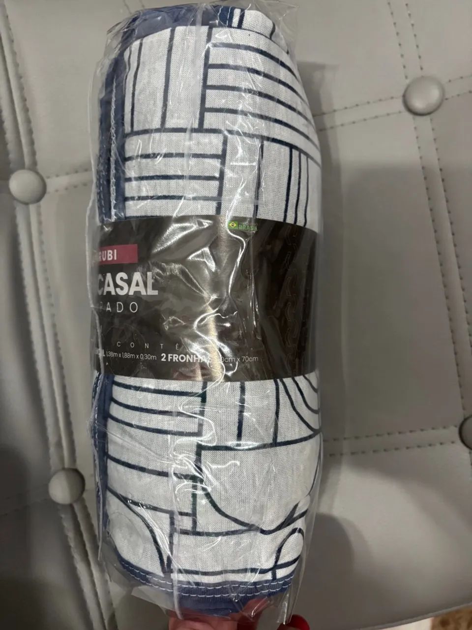 Jogo de lençol casal em malha 3 peças