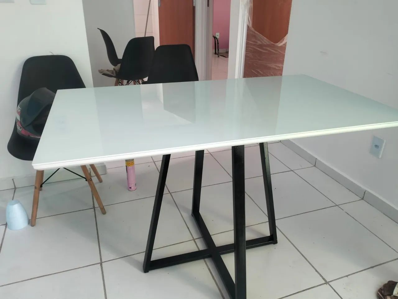 Mesa de Jantar retangular ( não acompanha cadeiras) - Foto 5