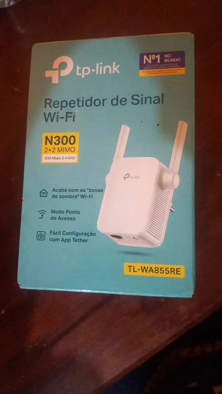 Repetidor de Sinal Wi-Fi TP-Link N300 TL-WA855RE