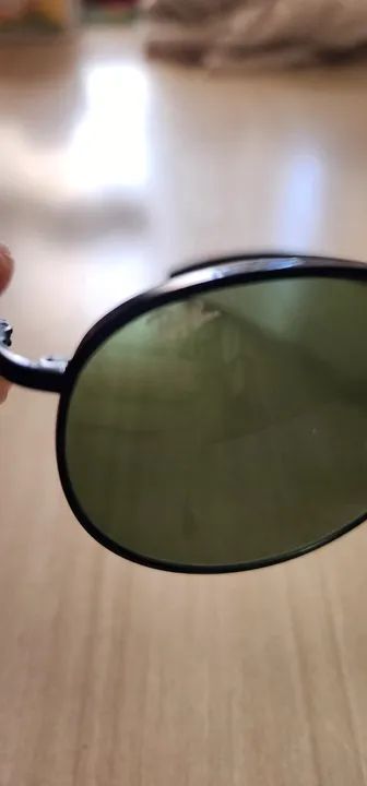 Óculos de sol Ray Ban 8119 Preto e Lente Verde - Foto 3