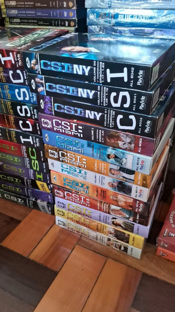 Coleção CSI: Miami e CSI: NY - DVDs