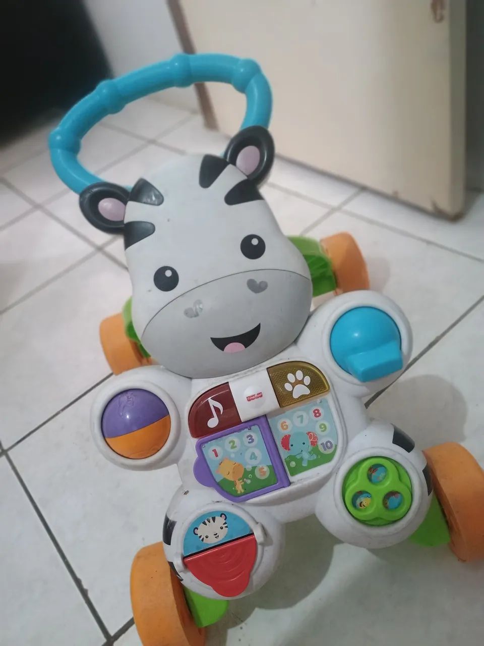 Andador Bebê Zebra Fisher Price