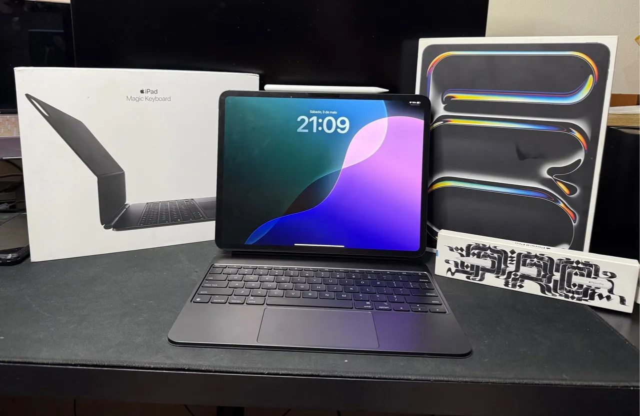 IPad Pro M4 13? Wi-Fi + Celular com Magic Keyboard e Apple Pencil Pro