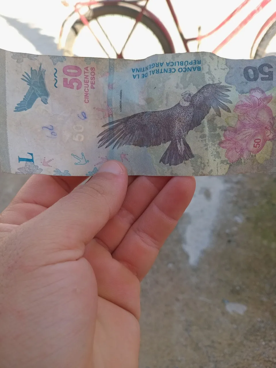 Nota de 50 pesos agentina