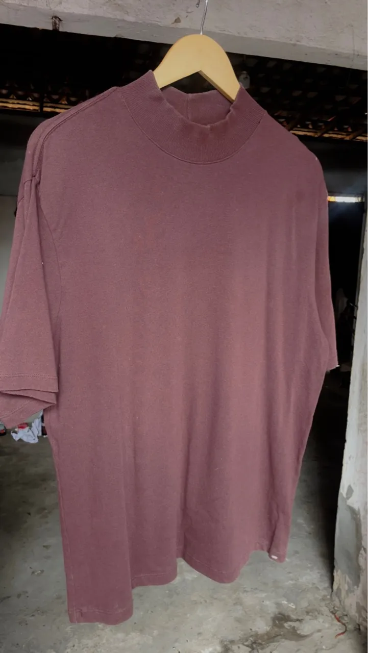 Camisa over P vinho