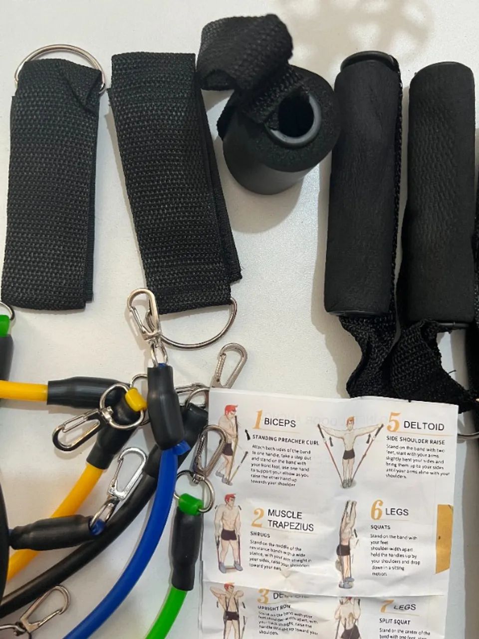 Kit para exercícios musculação- Elástico extensores - Foto 2