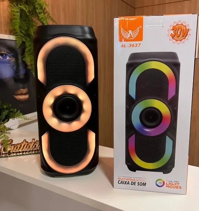 Caixa de Som Bluetooth com Som Potente - NOVA
