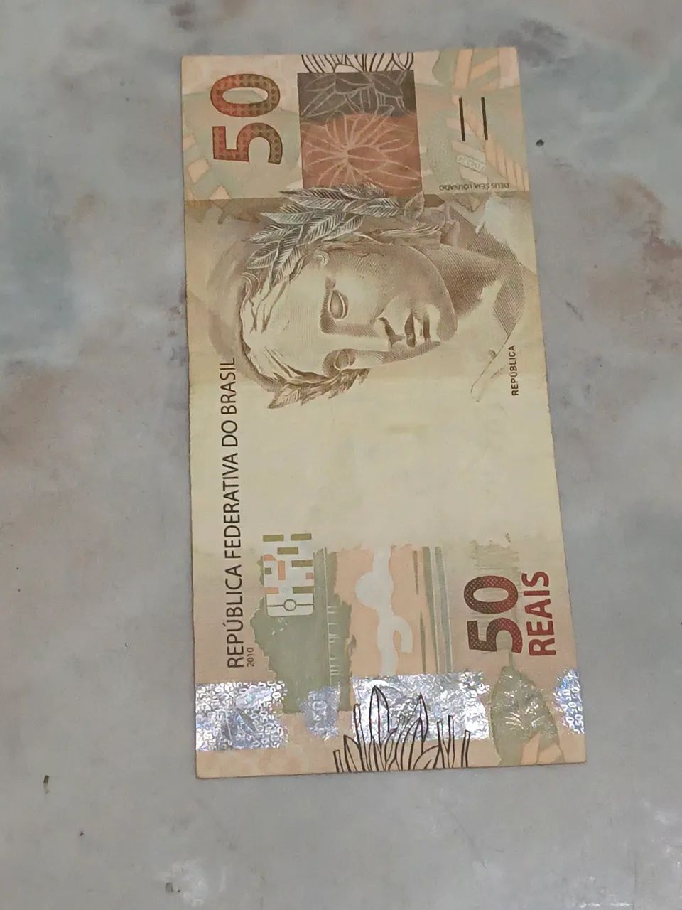 Nota de 50R$ palíndromo raríssima ótimo estado de conservação - Foto 2