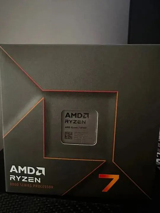 Processador AMD Ryzen 7 8700F, 4.1GHz (5.0GHz Turbo), AM5, Com Cooler, Novo, Lacrado - Foto 2