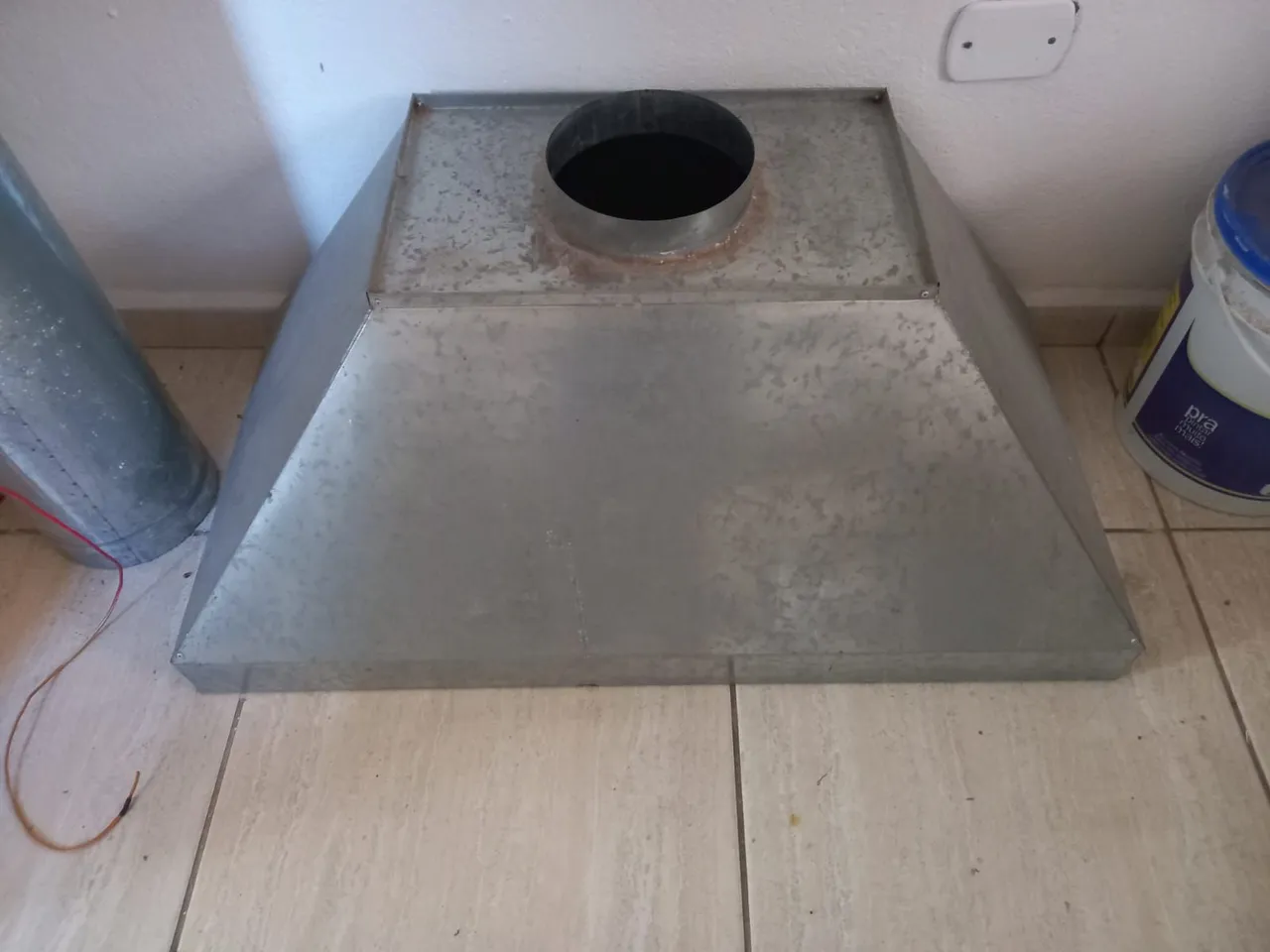 Exaustora para lanchonete em Aço Galvanizado