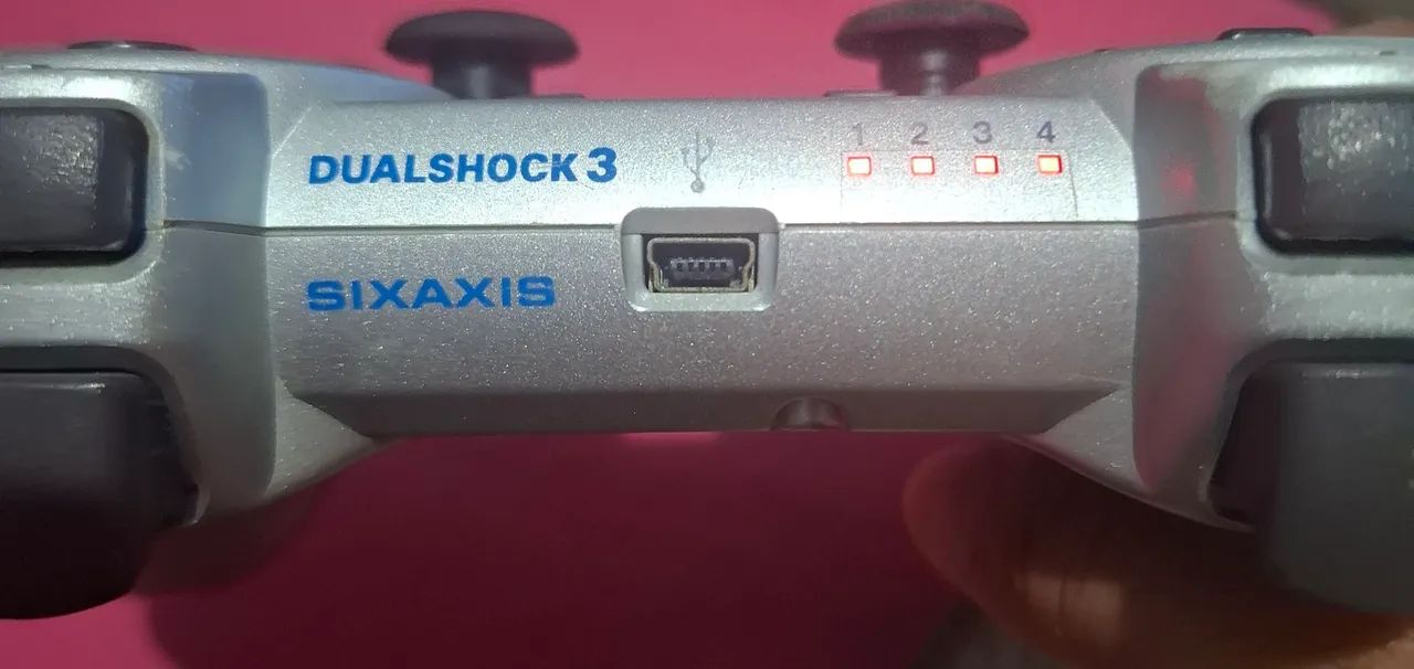 Controle ps3 dualshock 3 prata  - Foto 4
