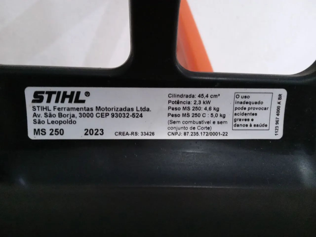Motoserra Stihl MS -250 Nova Na Caixa  - Foto 5