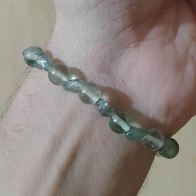 Conjunto Colar e pulseira pedras naturais - Foto 2