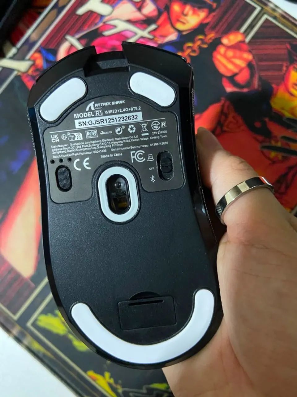 Vendo Mouse Attack Shark R1 usado - Foto 4