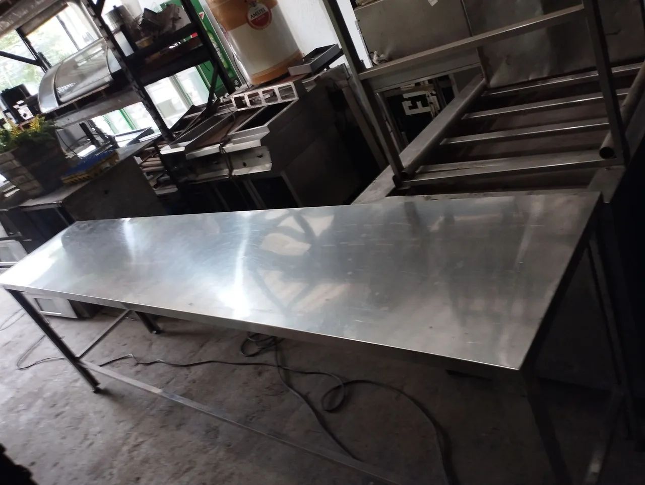 Mesa inox 2,90 x 60 