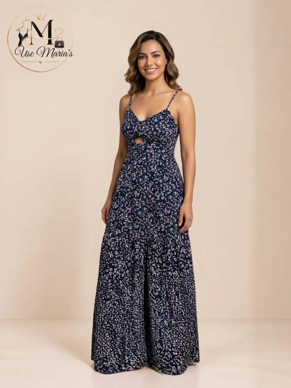 Vestidos  longos em várias estampas 