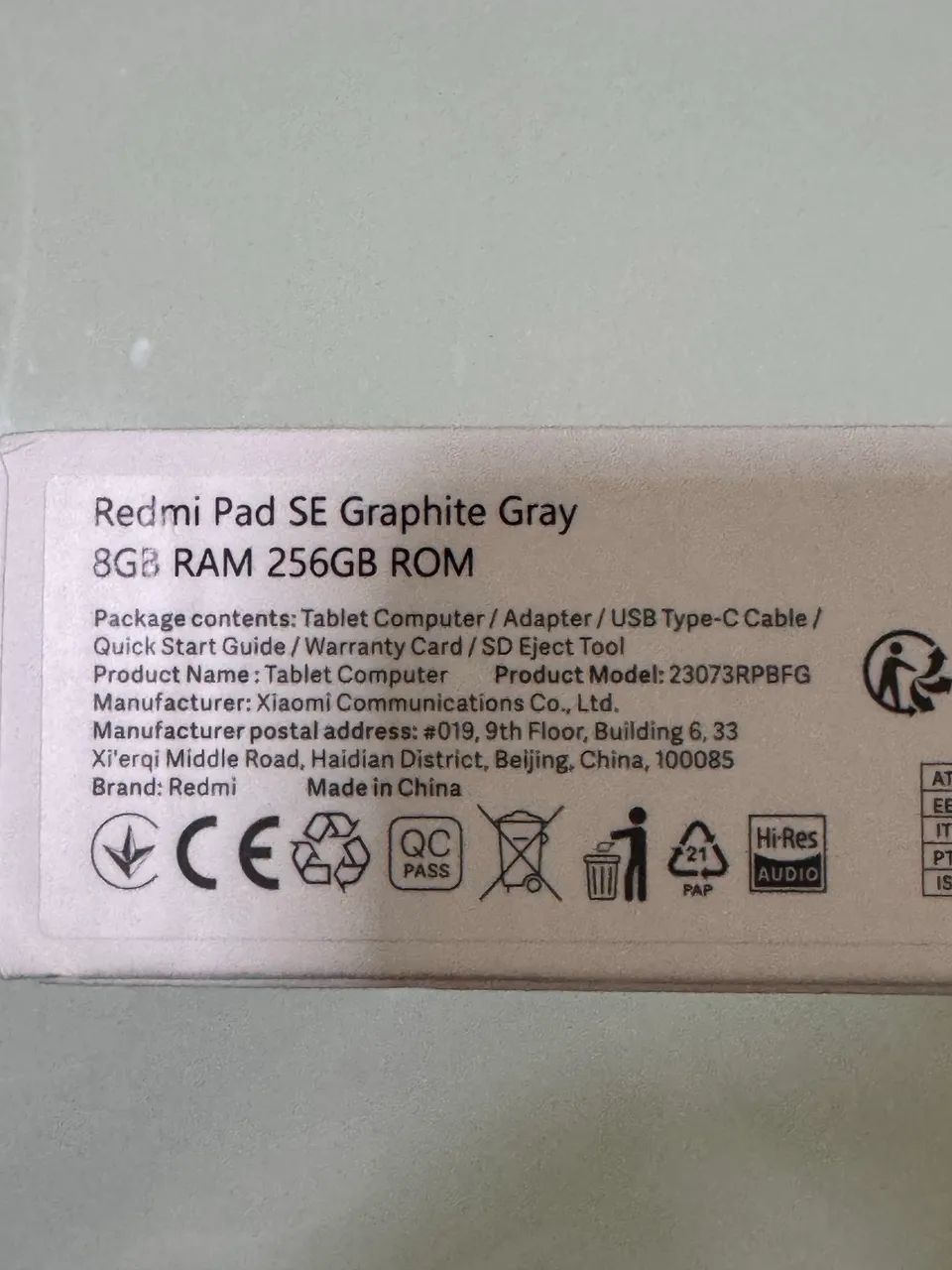 Tablet Redmi Pad SE 8GB RAM 256GB - Foto 2