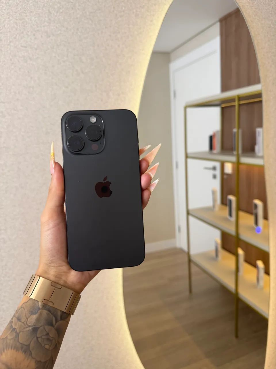 iPhone 15 Pro Max 256GB Preto  - Foto 3