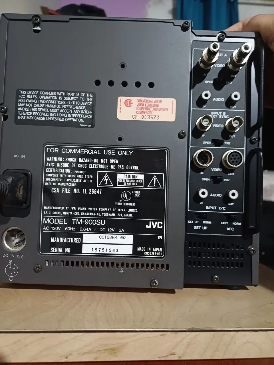 Monitor pvm profissional jvc 9 (leia) - Foto 5
