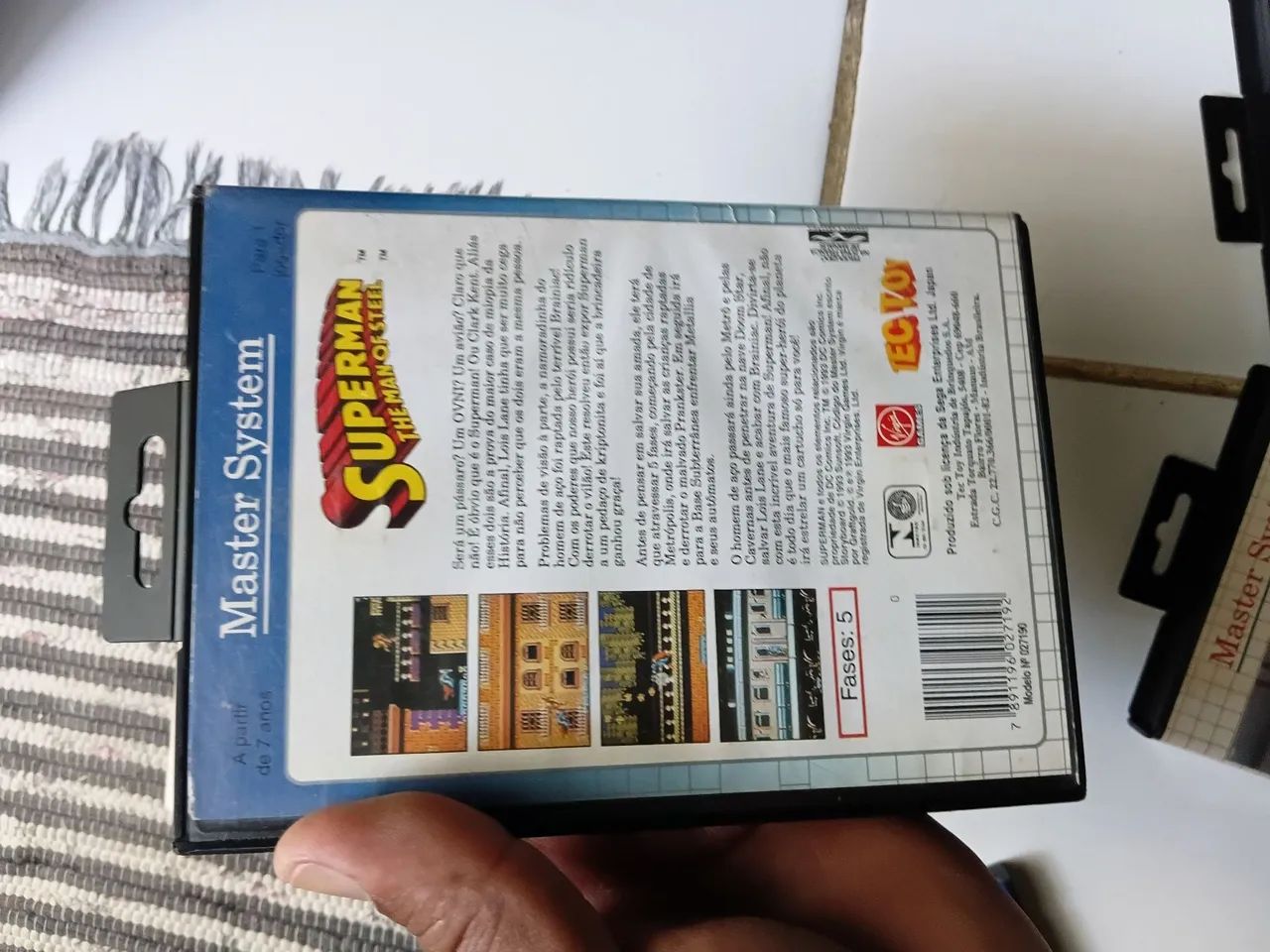 Jogo Master System Super Man - Foto 4