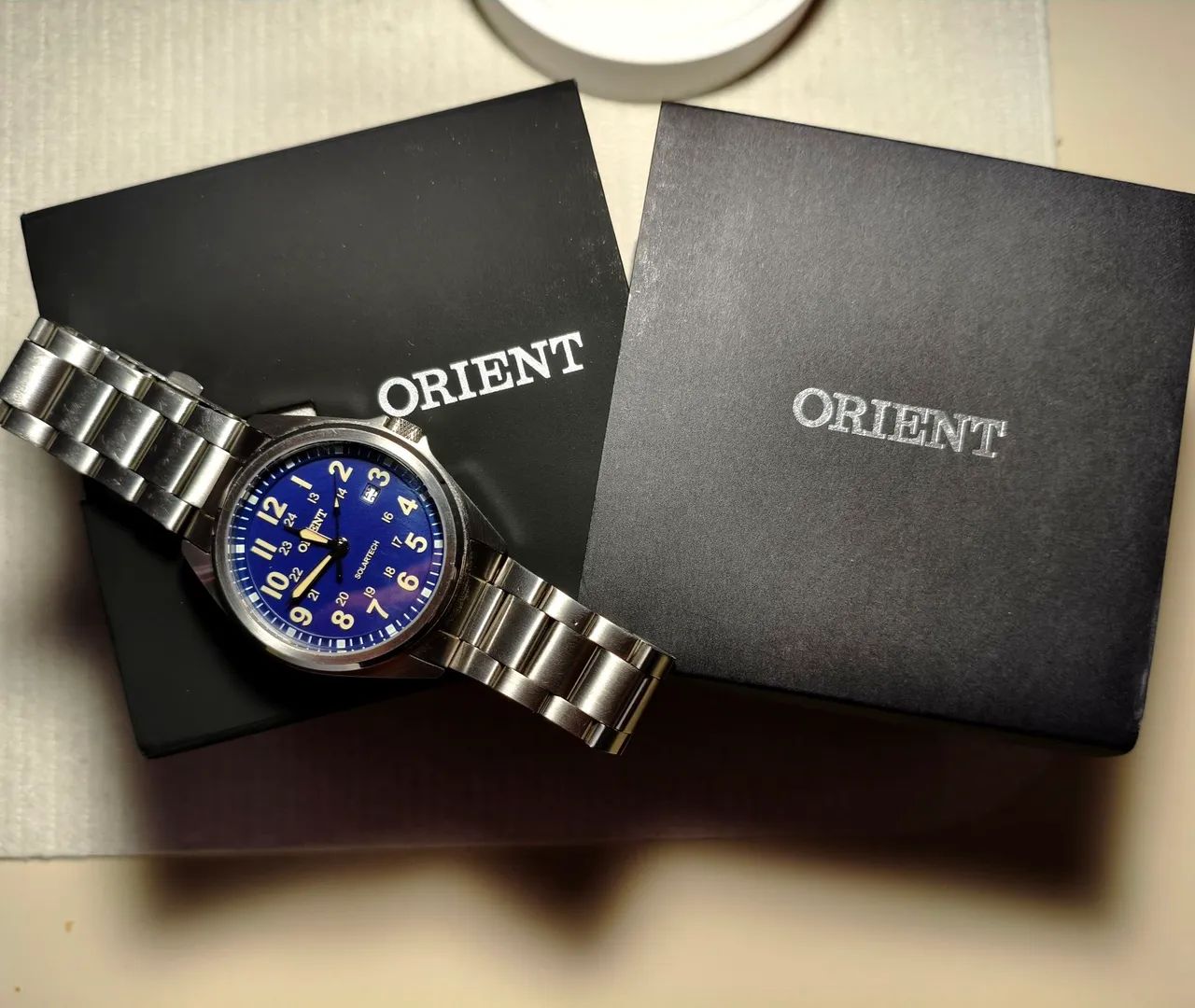 Relógio Orient Solartech masculino 