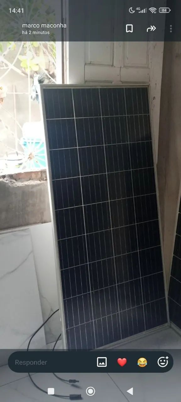 placa solar pra vender so tem 4