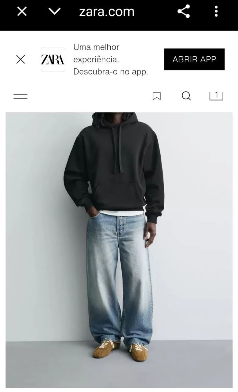 MOLETON ZARA ORIGINAL 