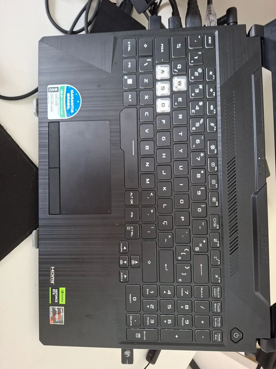Notebook gamer intermediário Asus tuf gaming a15 com UPGRADES - Foto 3