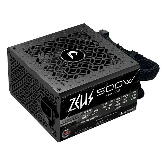 Fonte 500W PFC ativo Rise Mode Zeus
