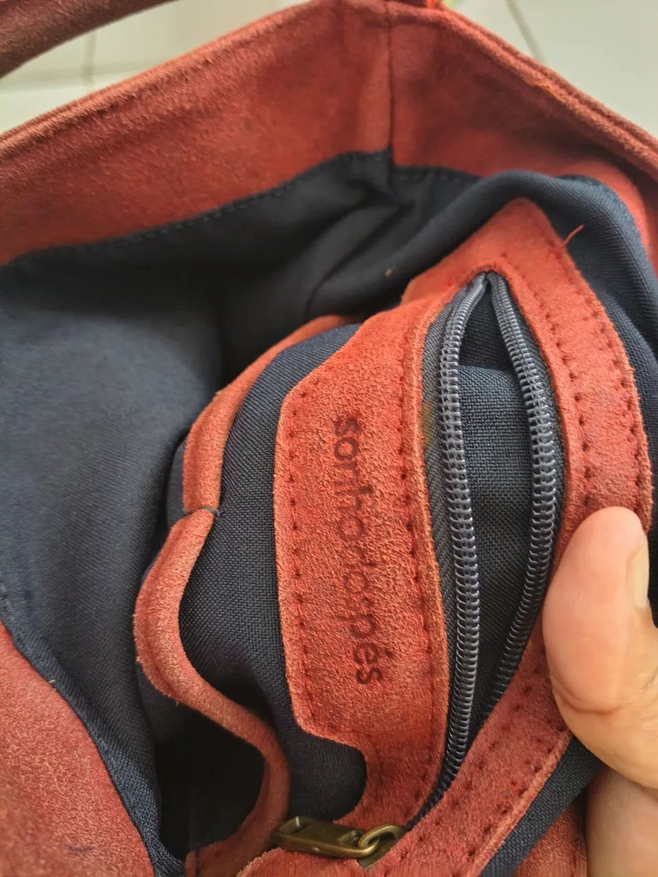 Bolsa em legítimo couro - Foto 2