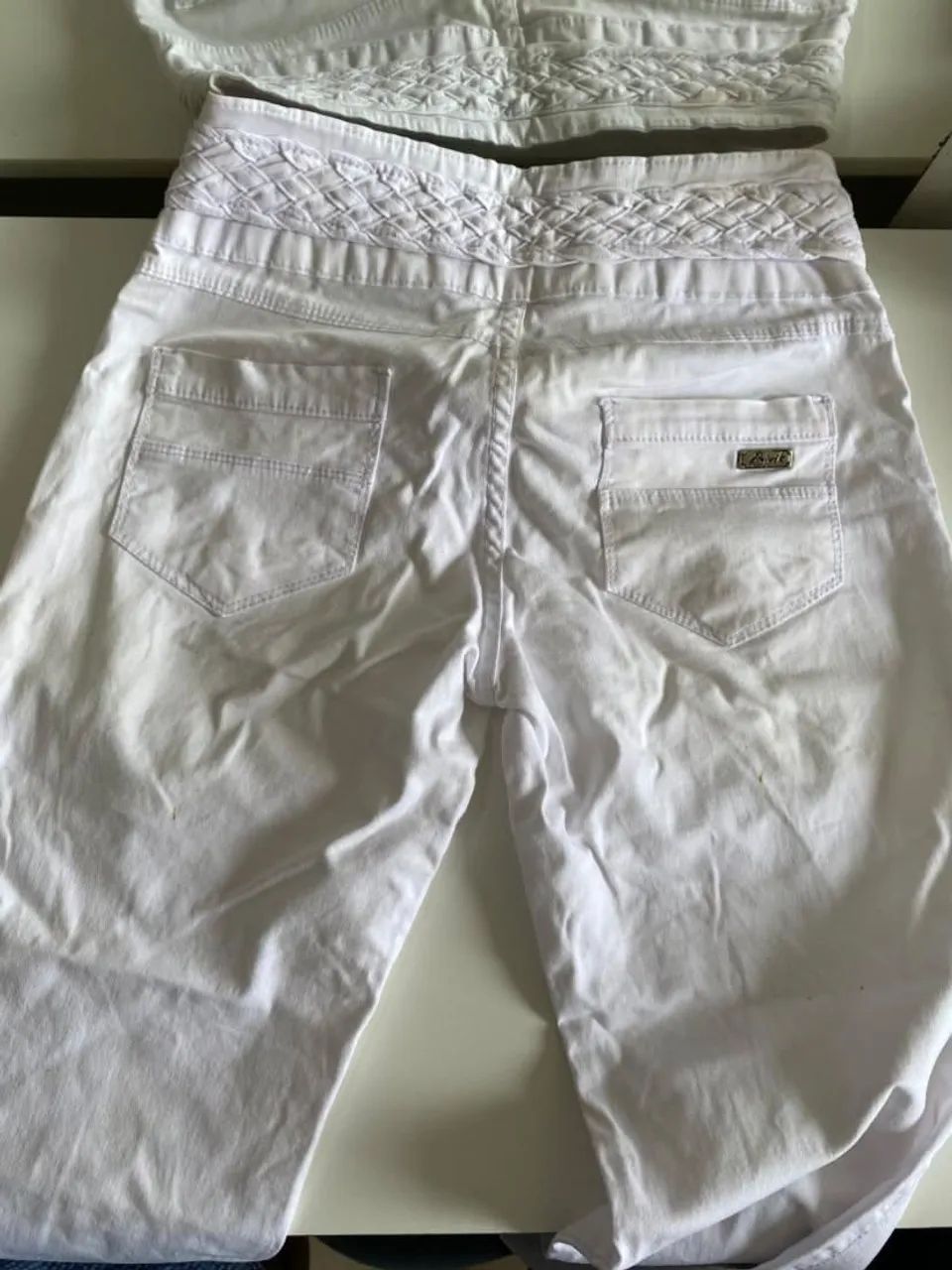 Calça jeans Branca  - Foto 3
