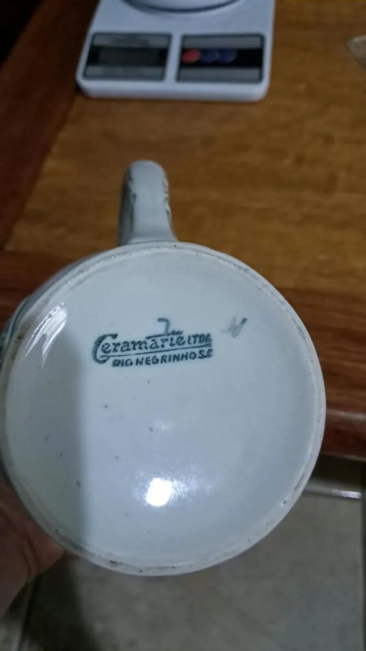 Caneca antiga de cerâmica - Foto 3