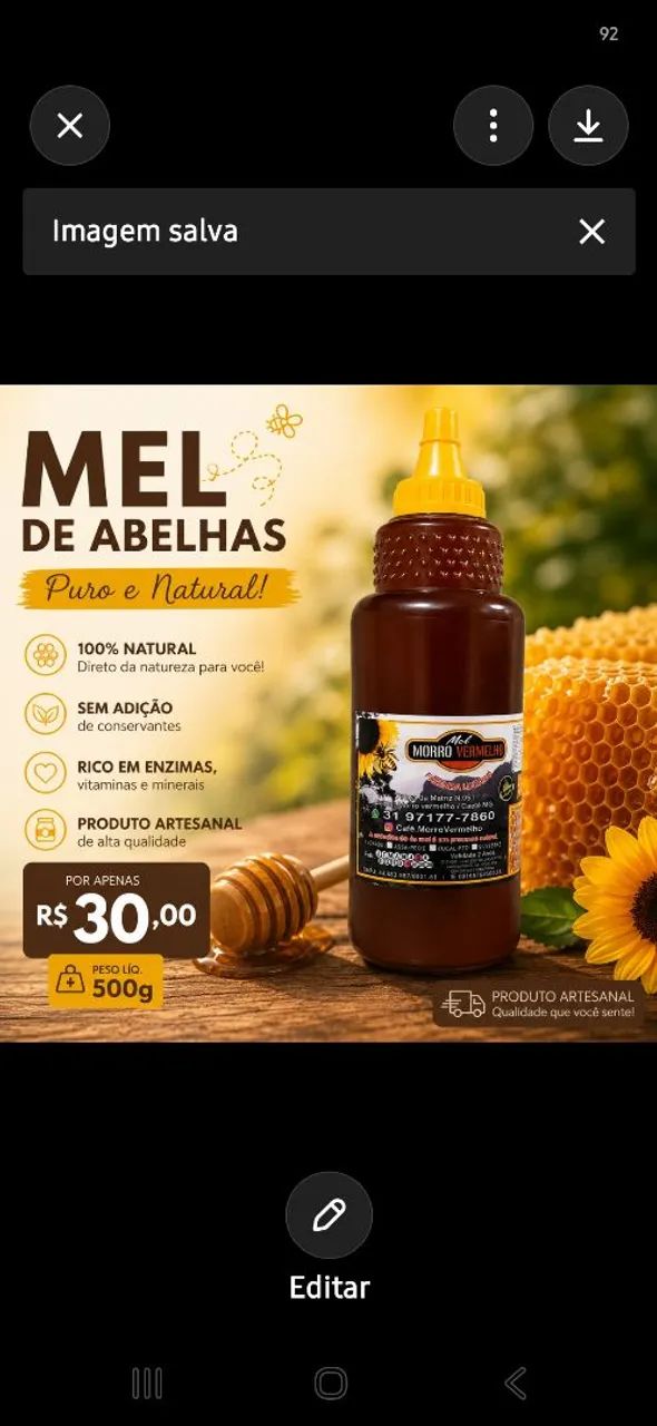 Mel puro e natural e barato - Foto 3