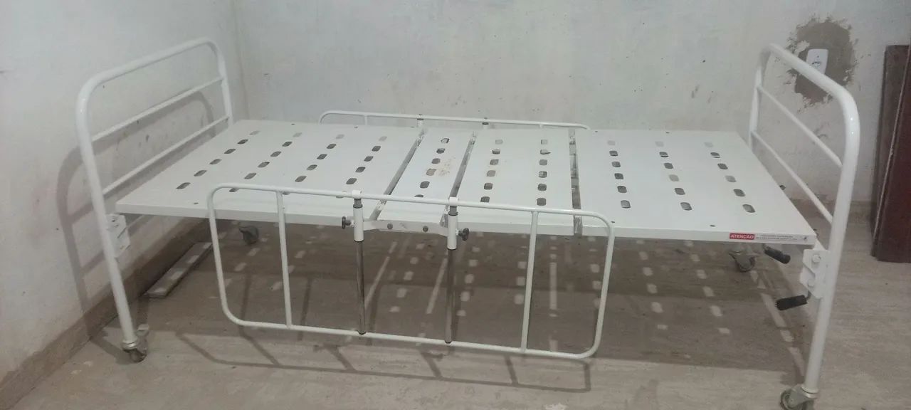 Cama hospitalar sem colchão  - Foto 2