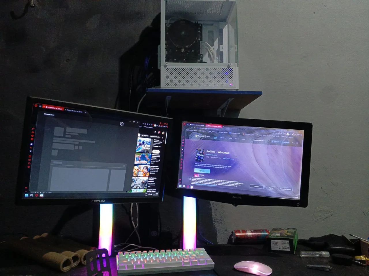 Pc completo com kit AMD Ryzen 5 3400g