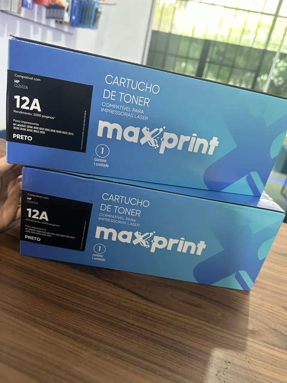 CARTUCHO DE TONER MAXPRINT Q2612A COMPATÍVEL COM HP PRETO 