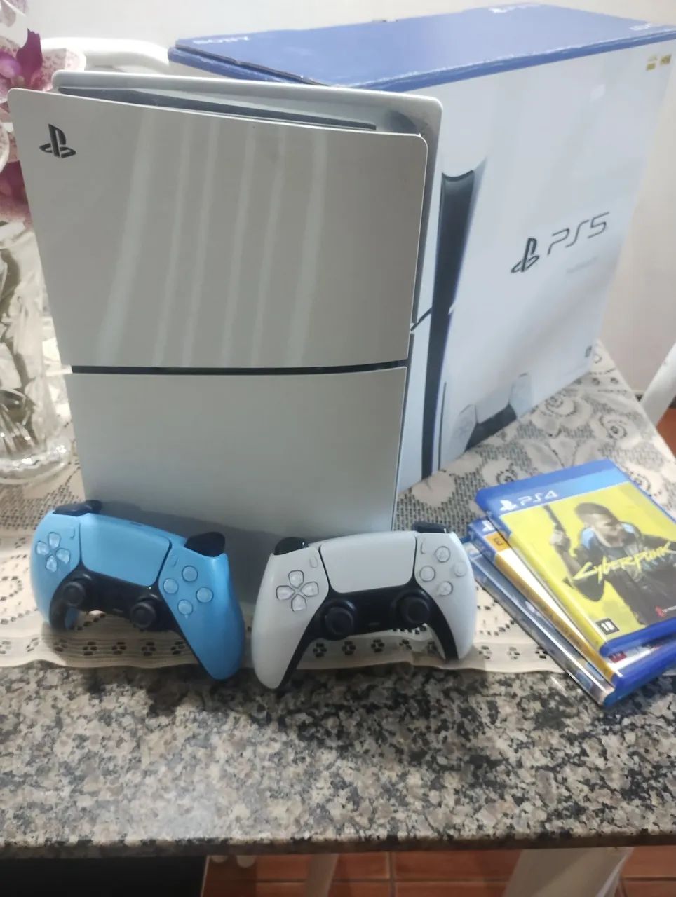 PS5 slim com leitor de mídia - Foto 2