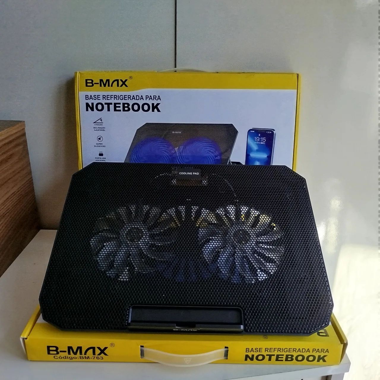 Suporte para notebook com ventilador  - Foto 3