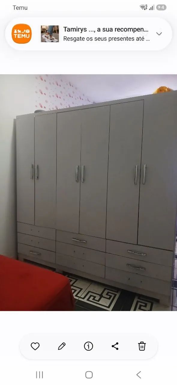 Guarda roupa, Cama casal e cama solteiro - Foto 3