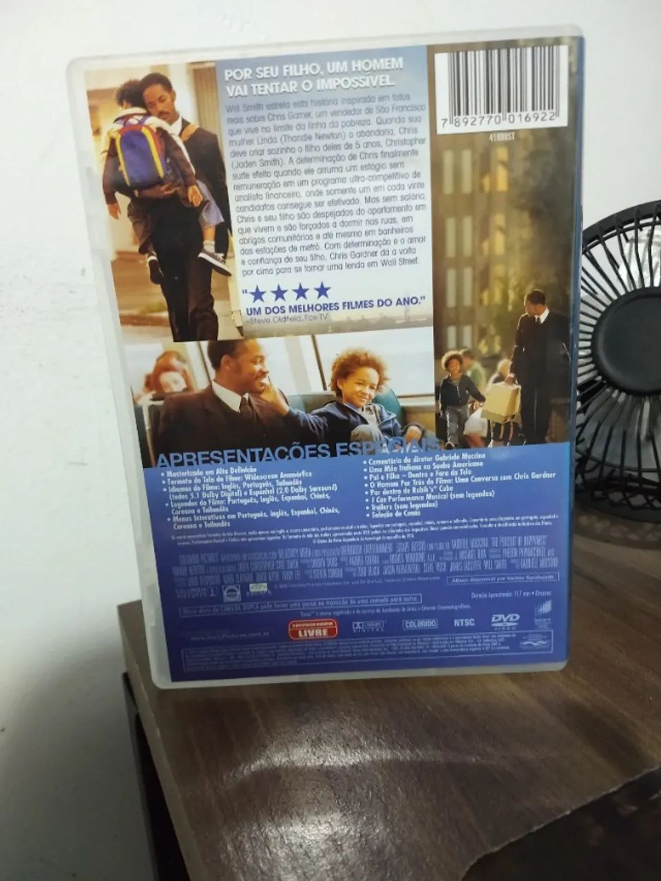 DVD Filme À Procura da Felicidade - Will Smith - Foto 2