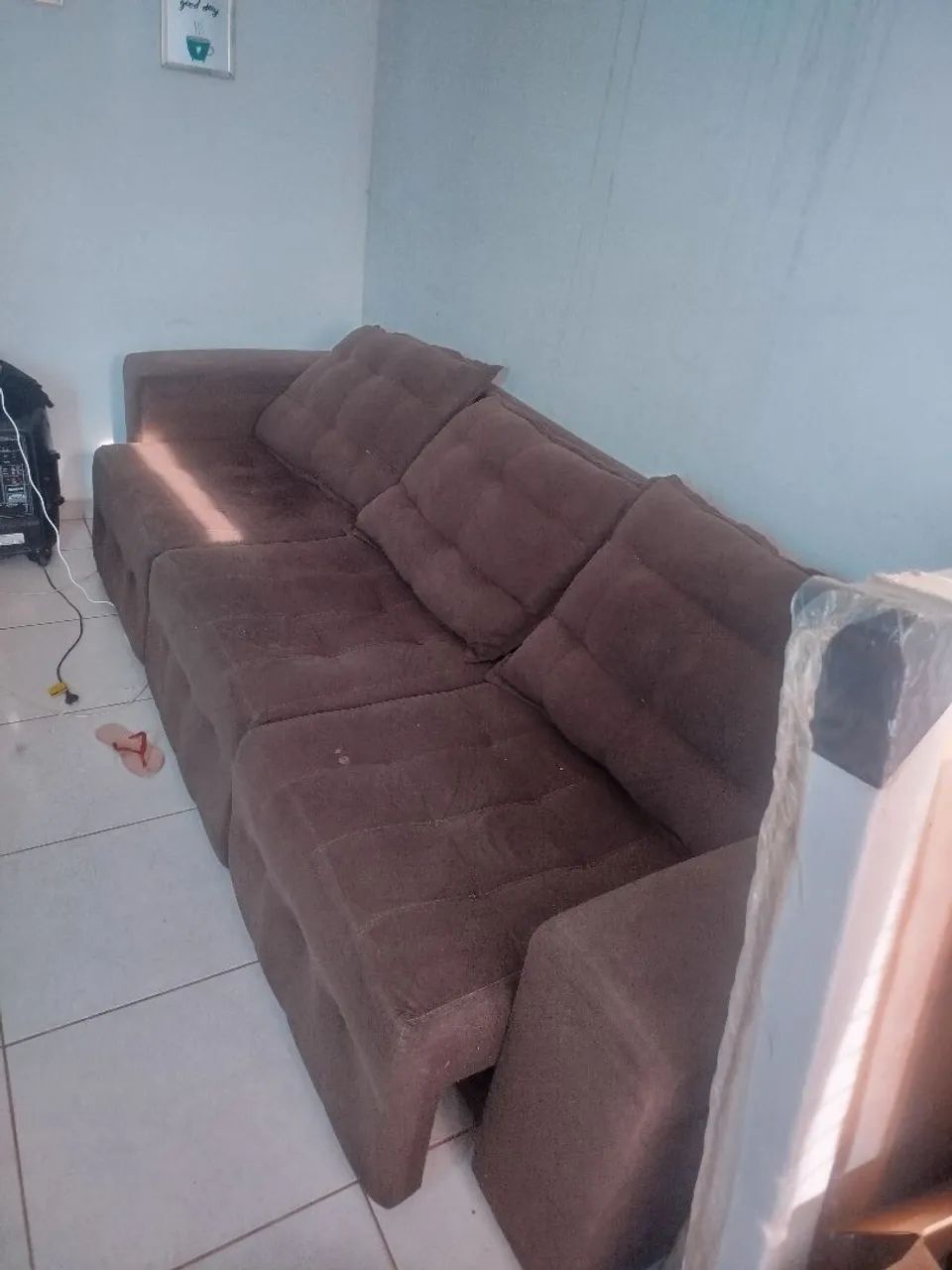 Vendo Sofá retrátil oportunidade quem chegar primeiro leva - Foto 3