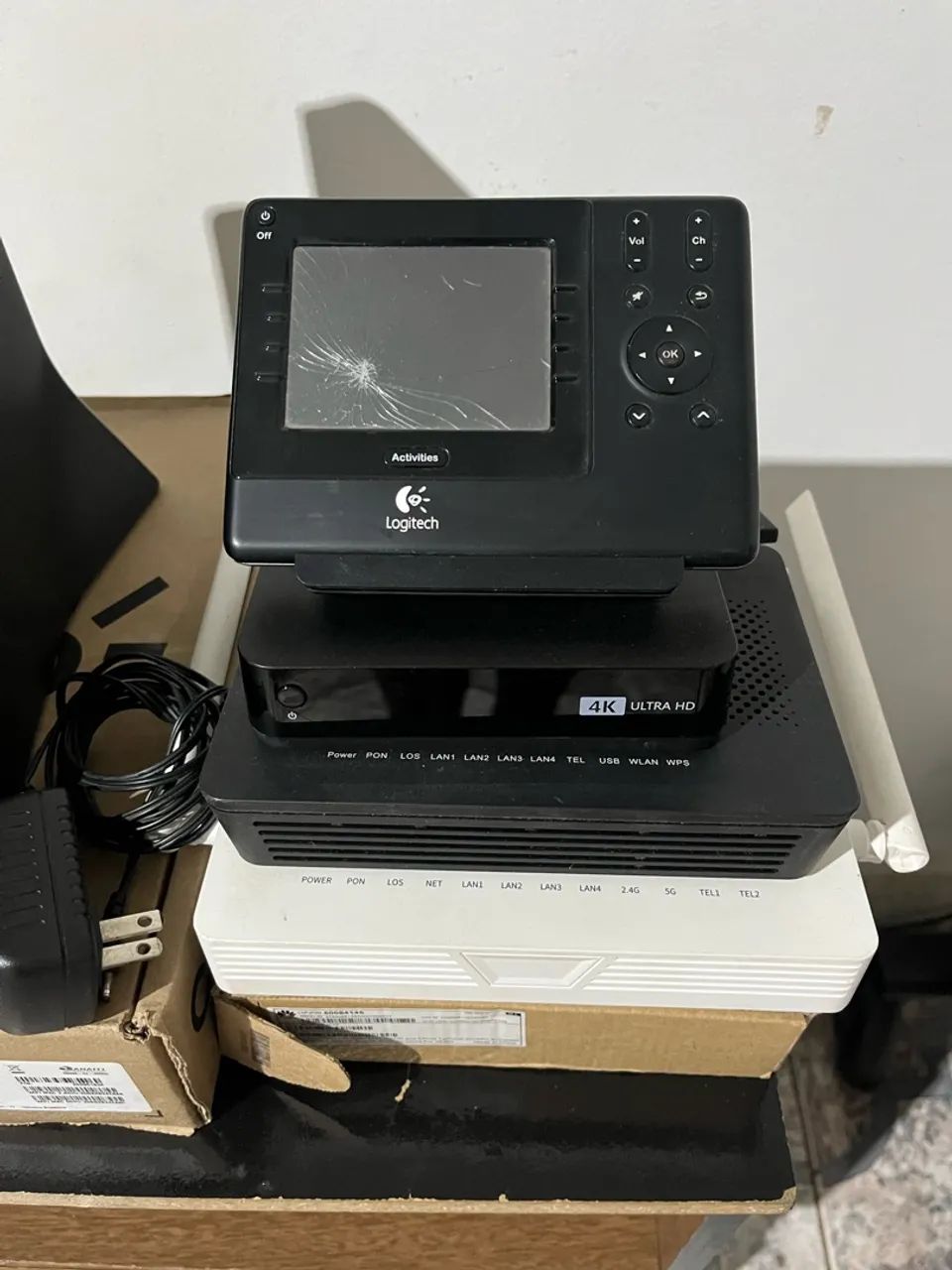 Aparelho de tv, internet e controle  - Foto 4