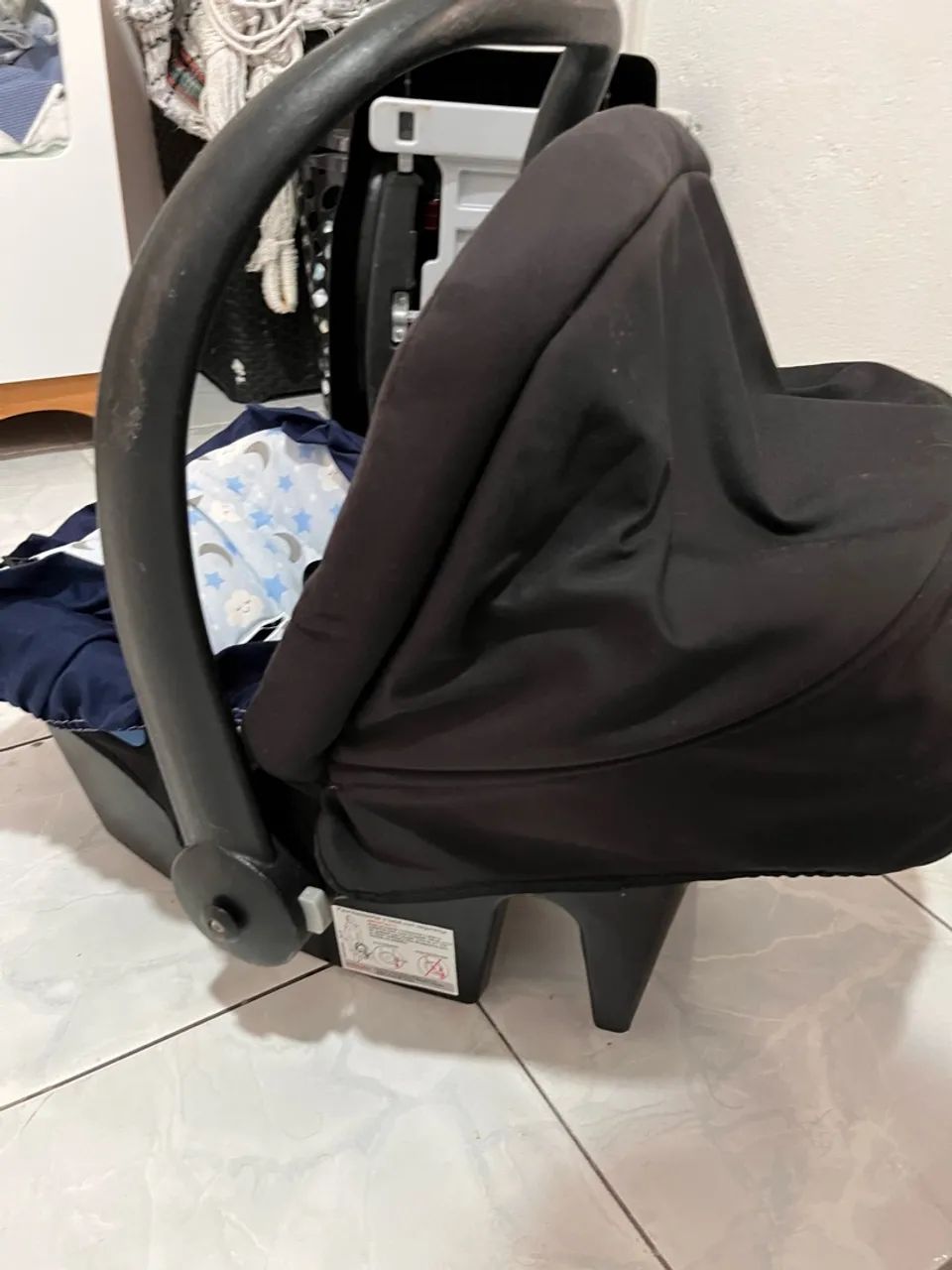 Bebê conforto Burigotto com suporte e capa - Foto 2