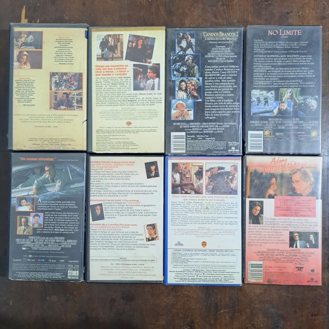 Fitas VHS Lote com 8 filmes Diversos - Foto 2