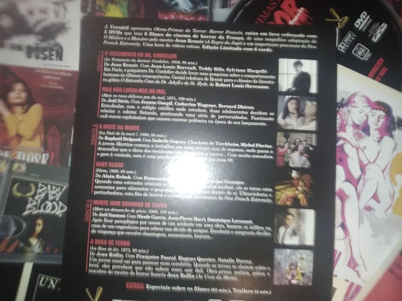 Dvd Obras Primas do Terror Horror Francês - Foto 2