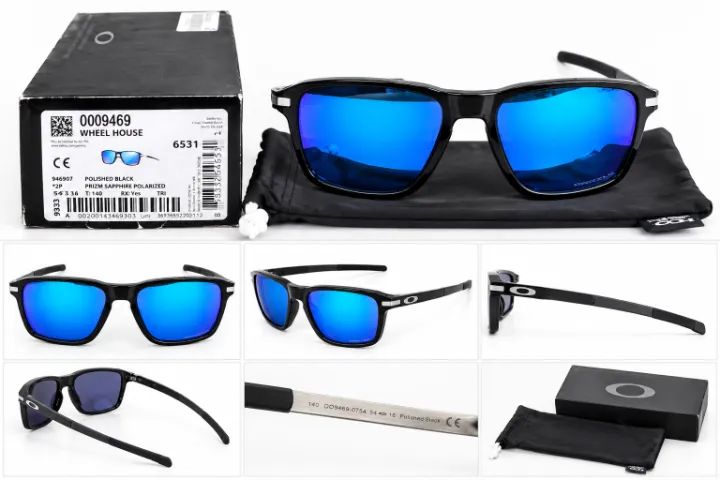 Óculos Oakley Wheel House Prizm Sapphire Polarized OO * - Foto 5